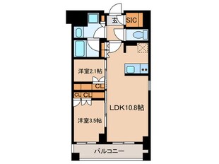 J.GRAN Court 品川西大井WESTの物件間取画像